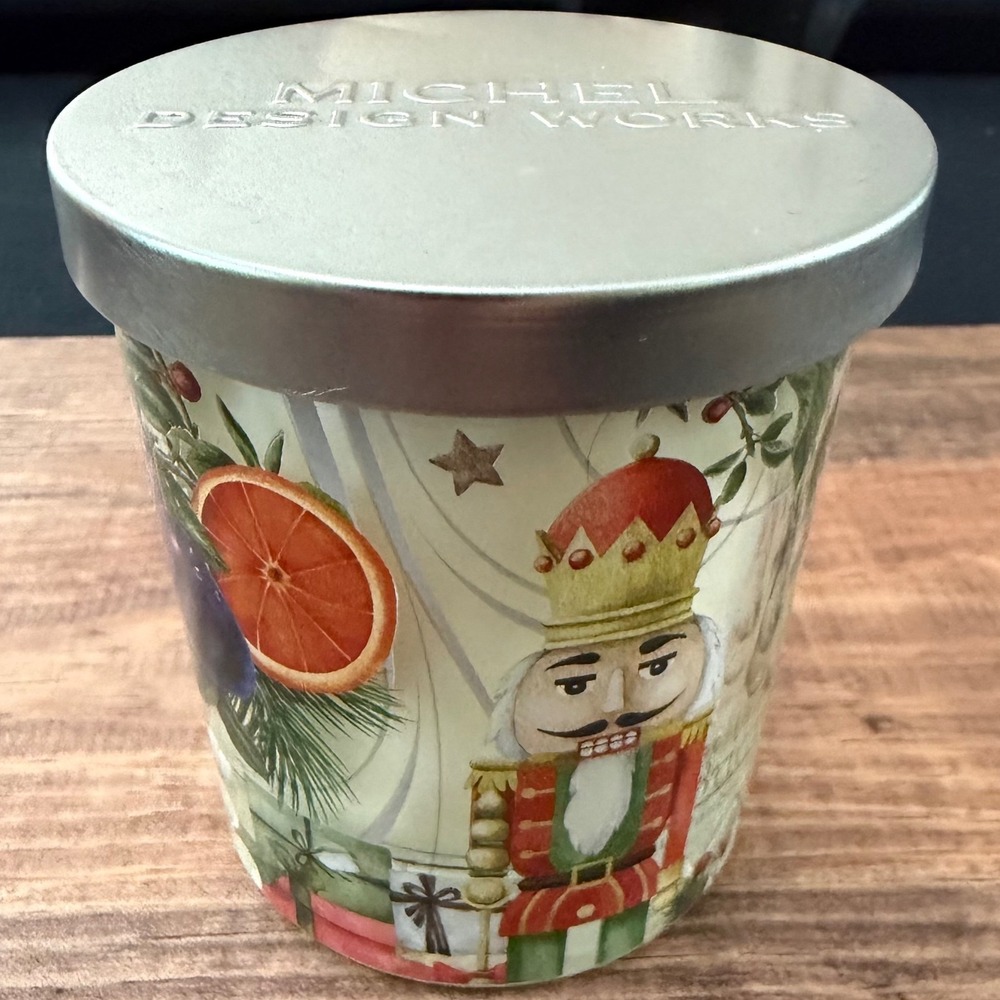 Michel Design Works Nutcracker Ste Scented Candle 7.4oz Winter Fruit Spiced Wine